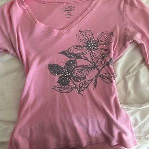Pink old navy long sleeve